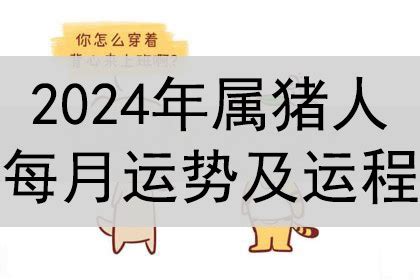 猪年2024运程|属猪2024年运势及运程详解每月 2024年属猪人的全年运势